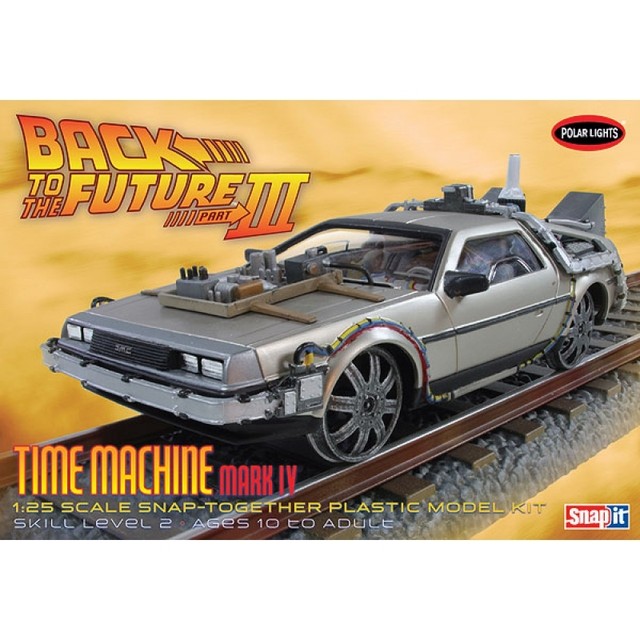 delorean plastic model kit